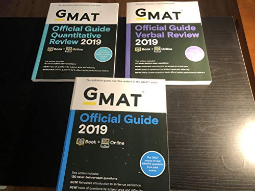 GMAT Official Guide 2019 Bundle
