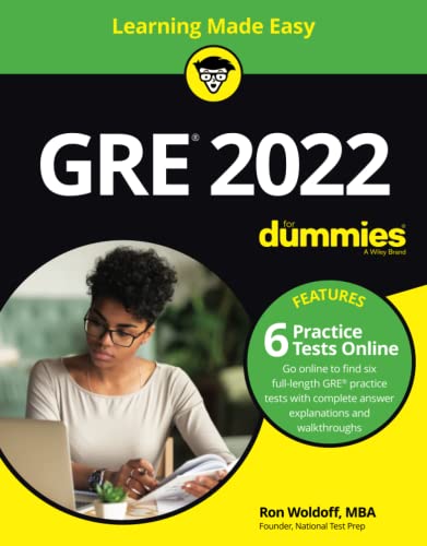 GRE 2022 For Dummies with Online Practice
