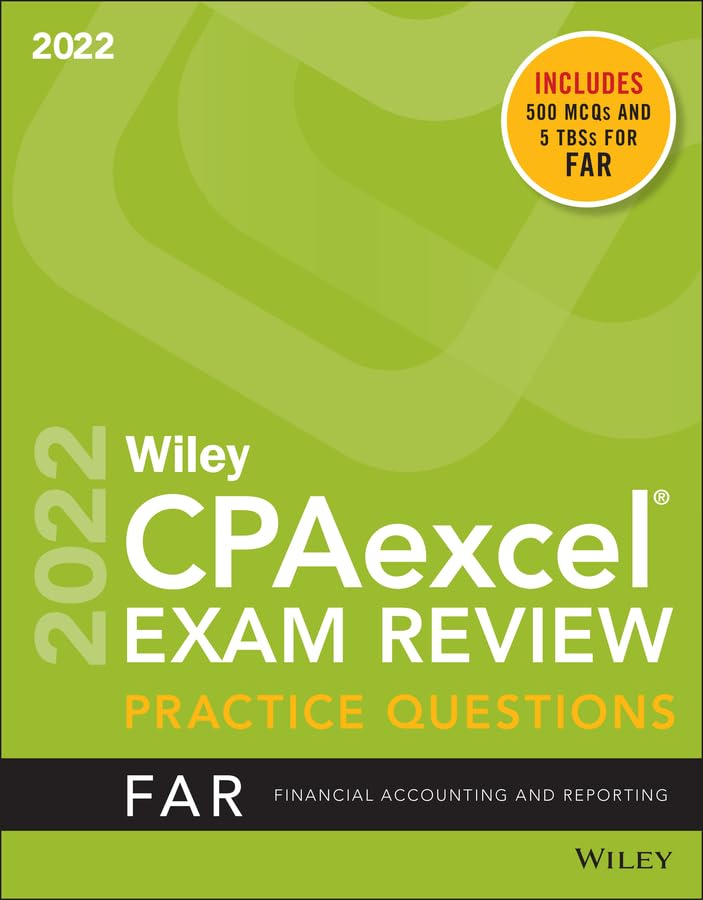 Wiley CPAexcel Exam Review 2022 Practice Questions