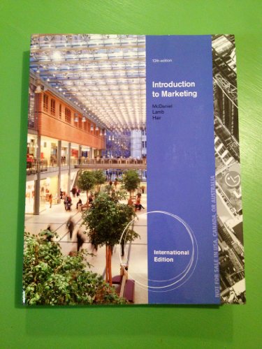 Introduction to Marketing, International Edition