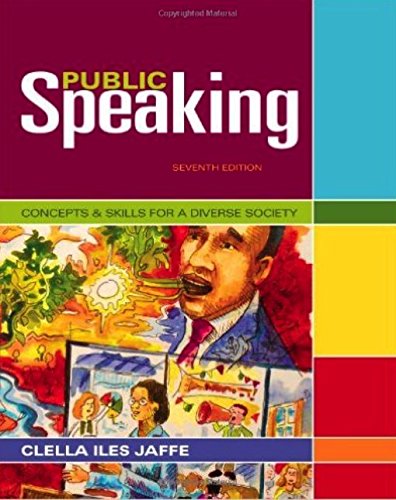 Public Speaking Concepts  Skills for a Diverse Society