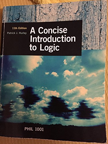 A Concise Introduction to Logic Phil 1001