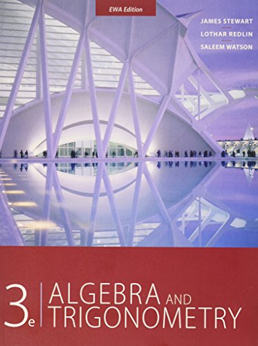 Algebra and Trigonometry