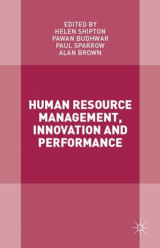 Human Resource Management, Innovation and Performance