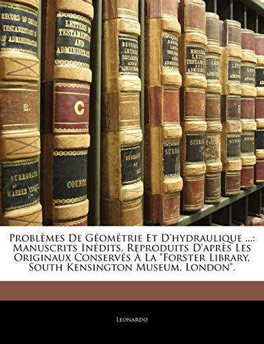 Problèmes De Géométrie Et D'hydraulique ...