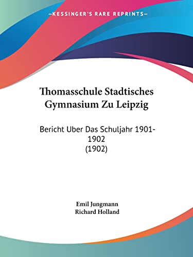 Thomasschule Stadtisches Gymnasium Zu Leipzig