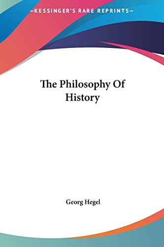 The Philosophy Of History