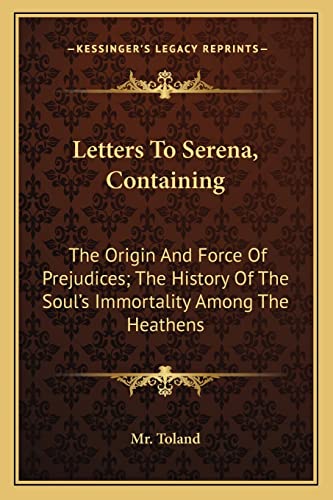 Letters To Serena, Containing