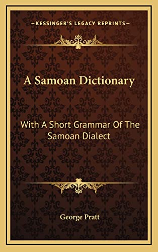 A Samoan Dictionary