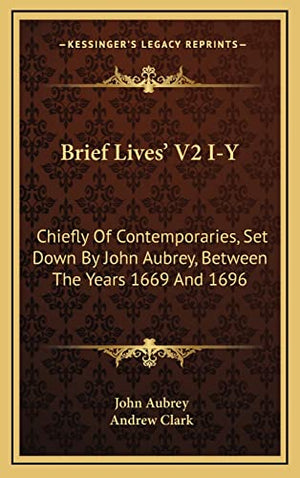 Brief Lives' V2 I-Y