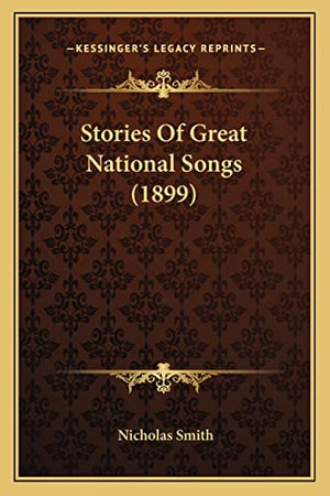 Stories Of Great National Songs (1899)