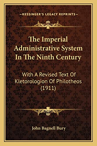 The Imperial Administrative System In The Ninth Century