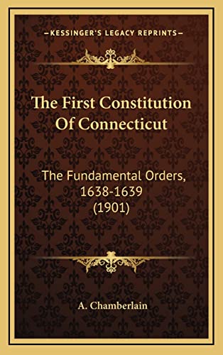 The First Constitution Of Connecticut