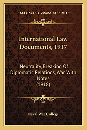 International Law Documents, 1917