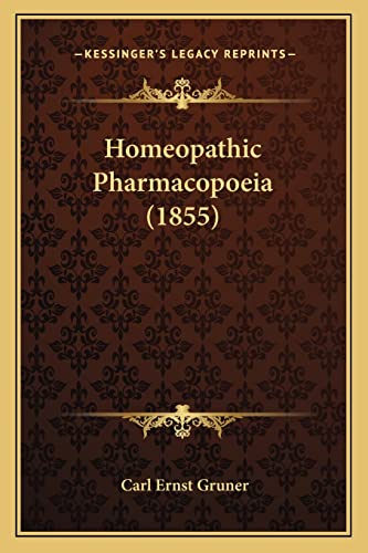 Homeopathic Pharmacopoeia (1855)