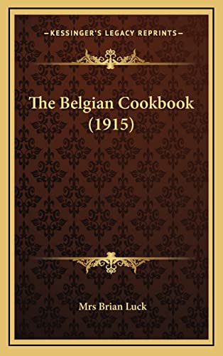 The Belgian Cookbook (1915)