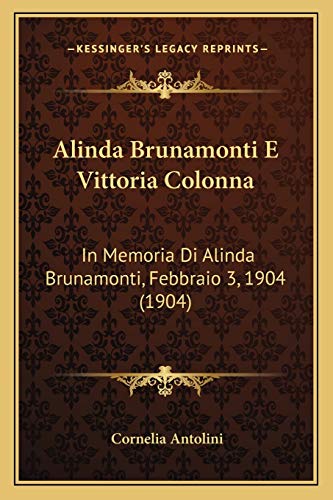 Alinda Brunamonti E Vittoria Colonna