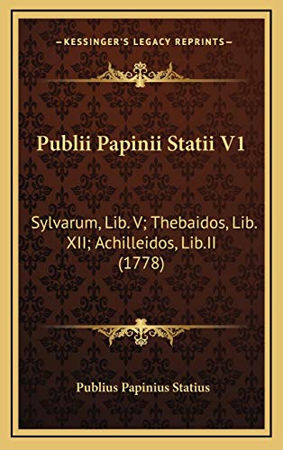 Publii Papinii Statii V1