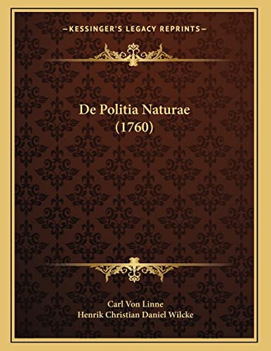 De Politia Naturae (1760)