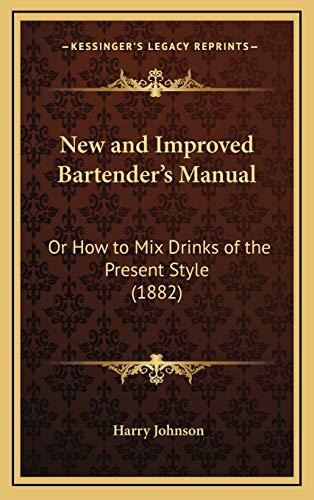 New and Improved Bartender's Manual