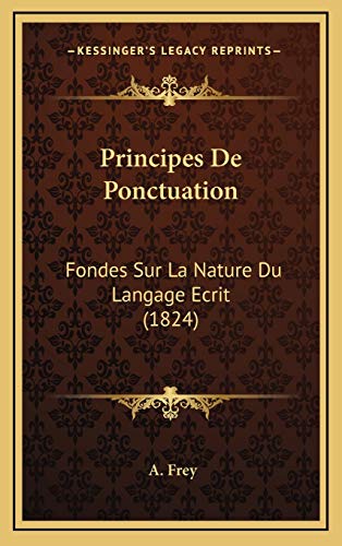 Principes De Ponctuation