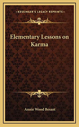 Elementary Lessons on Karma