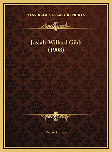 Josiah-Willard Gibb (1908)