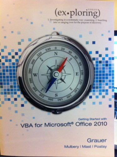 Getting Started with VBA for Microsoft Office 2010