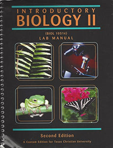 Introductory Biology II TCU BIOL 10514 Lab Manual 
