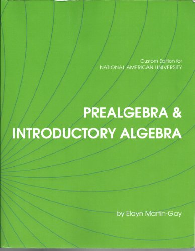 Prealgebra & Introductory Algebra National Am