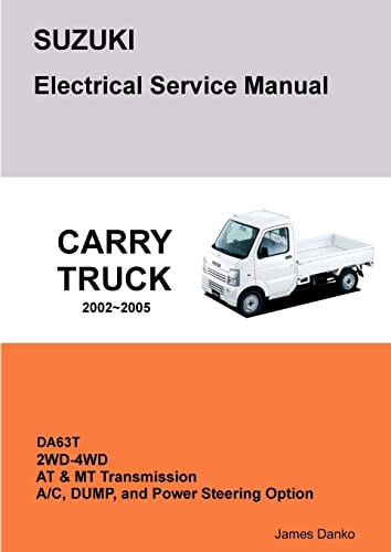 SUZUKI CARRY DA63T Electrical Service Manual & Diagrams