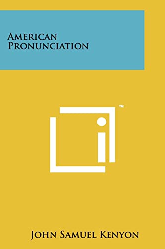 American Pronunciation