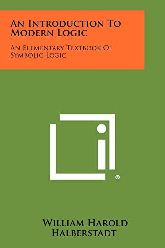 An Introduction To Modern Logic