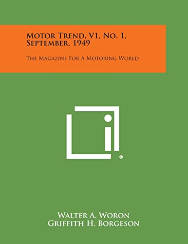 Motor Trend, V1, No. 1, September, 1949