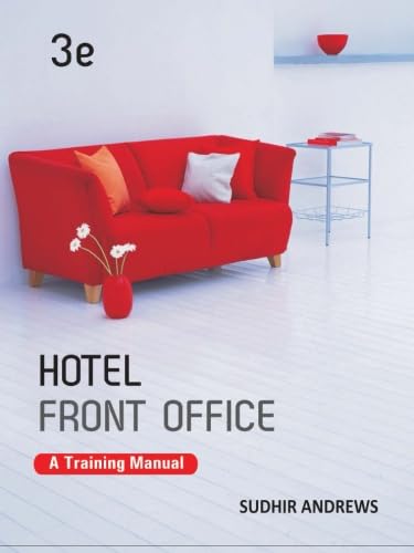 Hotel Front Office: A Training Manual