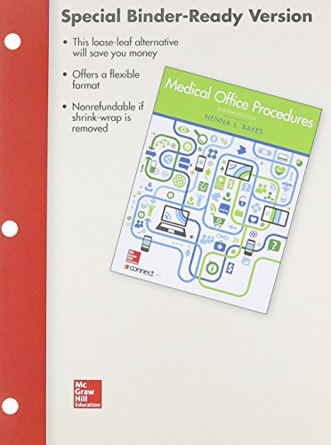 Loose Leaf Version of Medical Office Procedures
