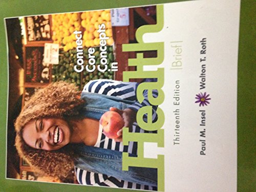 Connect Core Concepts in Health 13th Edcition