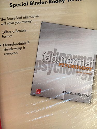 Loose Leaf for Abnormal Psychology