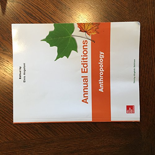 Annual Editions: Anthropology, 38/e