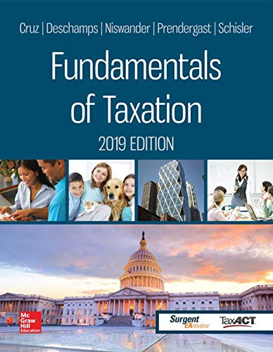 ISE Fundamentals of Taxation 2019 Edition