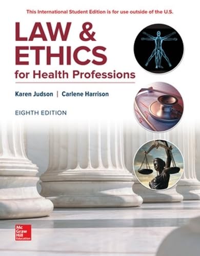 ISE Law & Ethics for Health Professions