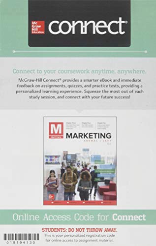 Connect 1-Semester Access Card for M: Marketing
