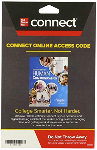 Gen Combo Loose Leaf Human Communication; Connect Access Card