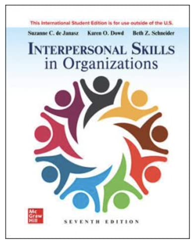 Interpersonal Skills in Organizations ISE