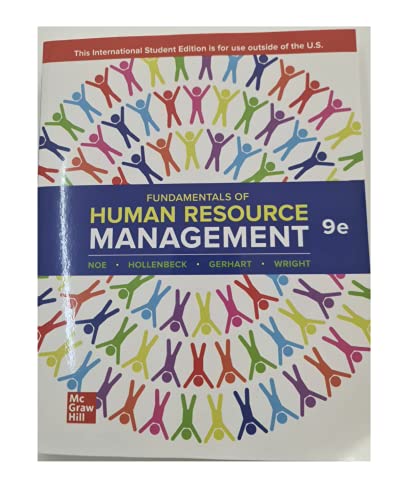 Fundamentals of Human Resource Management ISE