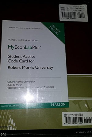 Economics Fourth Edition Second Custom Edition for Robert Morris University