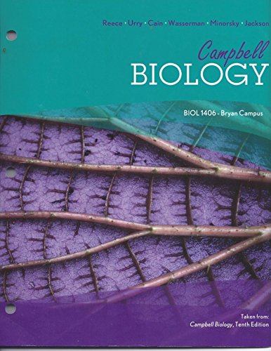 Campbell Biology 1406 Bryan Campus Tenth Edition