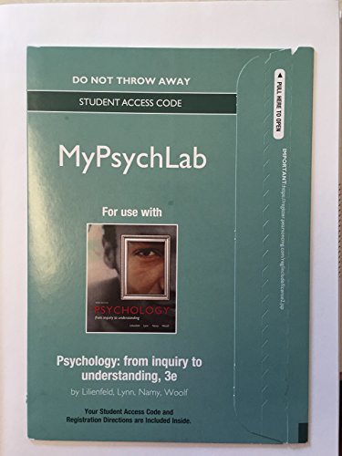 Psychology The Science of Experience Fourth Custom Edition for Virginia Tech