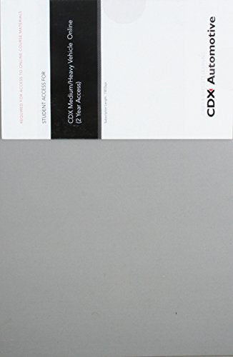 CDX Medium/Heavy Vehicle (2-Year)