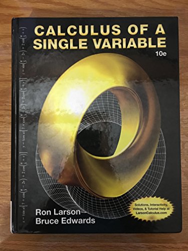 Calculus of a Single Variable